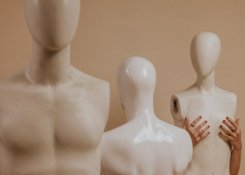 Mannequins in a Studio