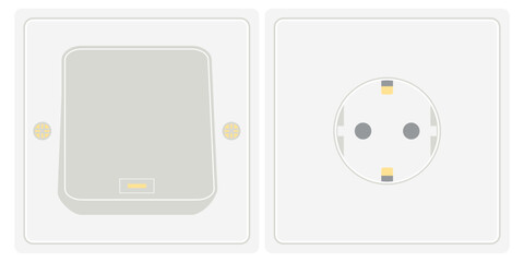 Double Switch and Receptacle Socket Electrical Tool Equipment
