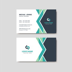 Business card design template, Clean professional business card template, visiting card, business card template.