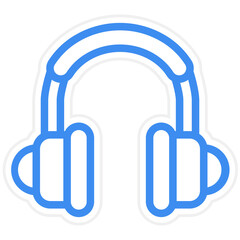 Vector Design Headphones Icon Style