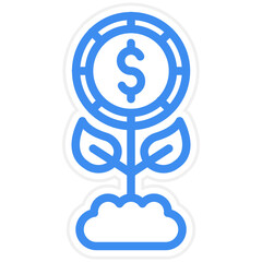 Vector Design Investment Icon Style