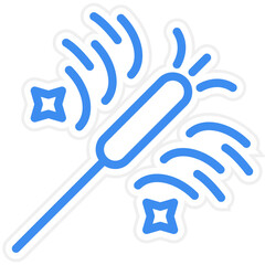 Fototapeta premium Vector Design Sparkler Icon Style