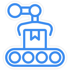 Vector Design Automation Icon Style