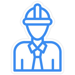 Vector Design Foreman Icon Style