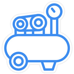 Vector Design Compressor Icon Style