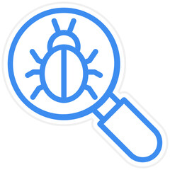 Vector Design Bug Icon Style