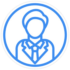 Vector Design User Profile Icon Style