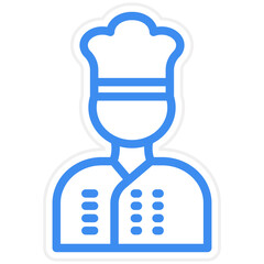Fototapeta premium Vector Design Chef Icon Style