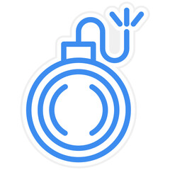 Vector Design Bomb Icon Style