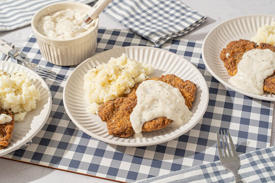 Chicken Fried Steak and Mashed Potatoes