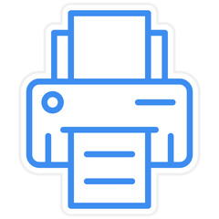 Vector Design Printer Icon Style