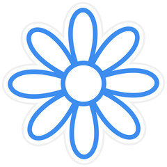 Vector Design Daisy Icon Style