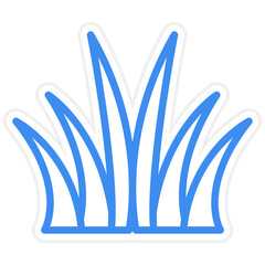 Vector Design Grass Icon Style