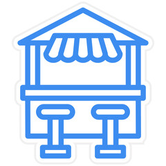 Vector Design Street Food Icon Style