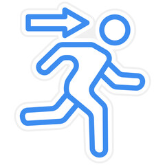 Vector Design Exit Icon Style