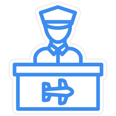 Vector Design Security Control Icon Style