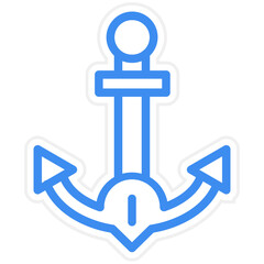 Vector Design Anchor Icon Style