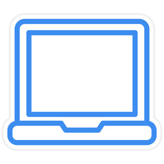 Vector Design Laptop Icon Style