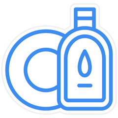 Vector Design Dishwashing Icon Style