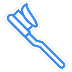 Vector Design Brushing Icon Style