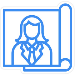 Obraz premium Vector Design Magazine Icon Style