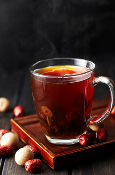 Homemade delicious drink, red dates and longan drink