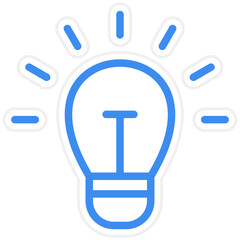 Vector Design Idea Icon Style