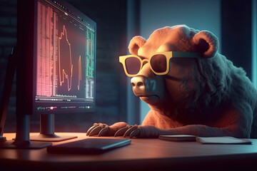 Crypto and Stock Market Trading with Computer-Assisted Trading - Bearish Bear Market Trading

