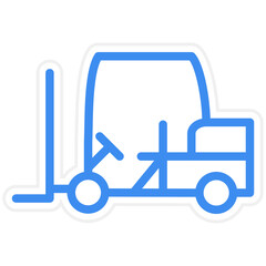 Vector Design Forklift Icon Style