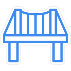 Vector Design Bridge Icon Style