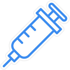 Vector Design Syringe Icon Style