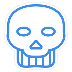 Vector Design Skull Icon Style