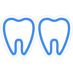 Vector Design Teeth Icon Style