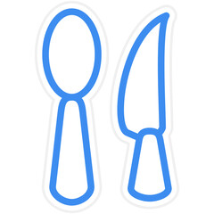 Vector Design Cutlery Icon Style