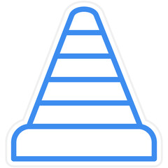 Vector Design Cone Icon Style