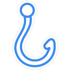 Vector Design Hook Icon Style