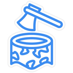 Vector Design Deforestation Icon Style