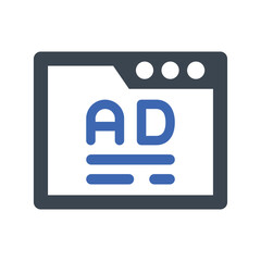 Advertisement website icon