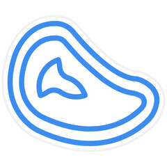 Obraz premium Vector Design Tbone Icon Style