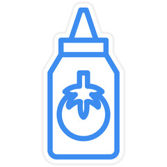 Vector Design Sauce Icon Style