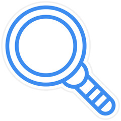 Vector Design Magnifying Glass Icon Style