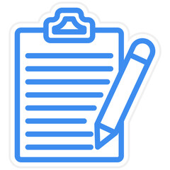 Vector Design Agenda Icon Style