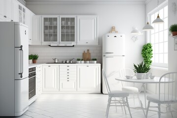 Amazing and classy images of kitchen interior design generated by AI tool 