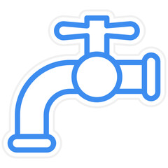 Vector Design Faucet Icon Style