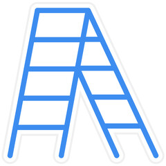 Vector Design Stepladder Icon Style