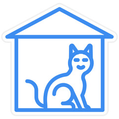 Vector Design Pet House Icon Style