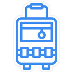 Vector Design Luggage Icon Style