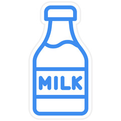 Vector Design Milk Icon Style