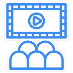 Vector Design Cinema Icon Style