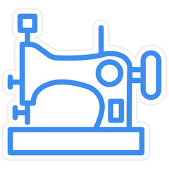 Vector Design Sewing Machine Icon Style
